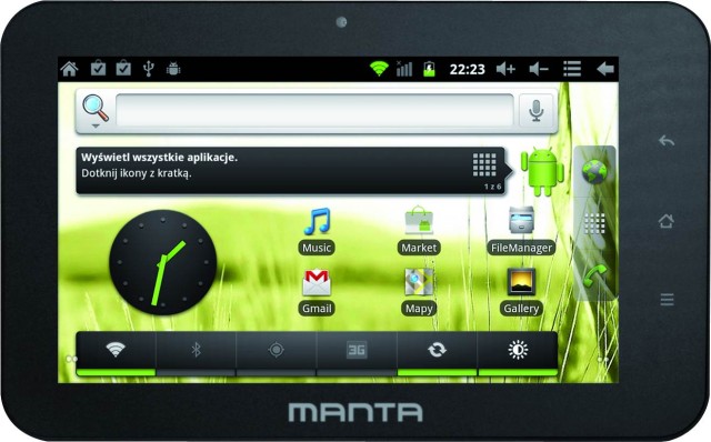 Nowy 7 calowy tablet Manta PowerTab MID05