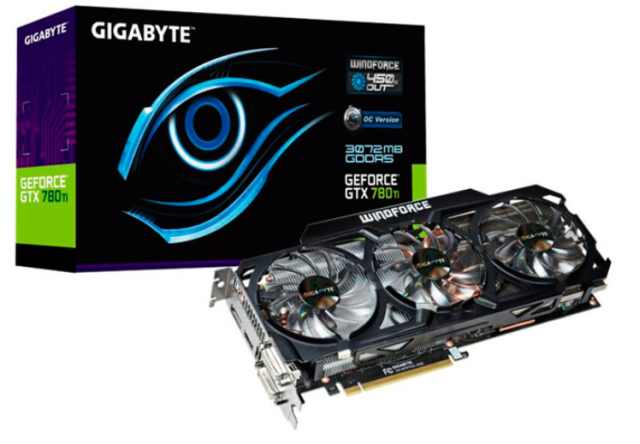 Gigabyte GV-N78TOC-3GD z chodzeniem WINDFORCE 3X 2-SLOT