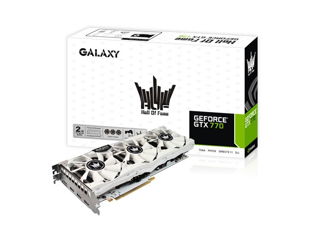 Overclockerska karta Galaxy GeForce GTX 770 HOF Edition 2GB