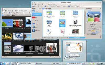KDE 4.4 - nowy interfejs i wsparcie dla wsplnych mediw