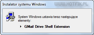 GMail Drive instalacja